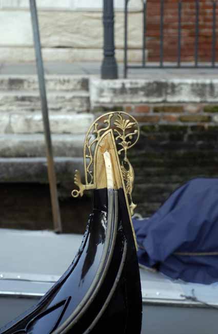 Golden stern iron curl - Gondolas in Venice, JBLArts photography