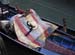 Gondola at rest: patchwork cover - Gondolas in Venice, JBLArts photography