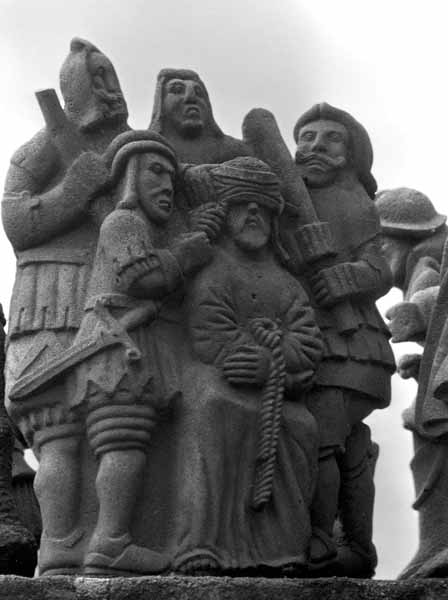 Injured Christ, St. Thegonnec, 1610 - Calvaires Bretons - Calvaries in Brittany, France, JBLArts photography