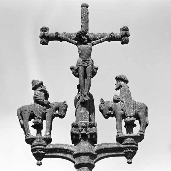 Calvaire with the two knights, Plougastel-Daoulas, 1601-1604 - Calvaires Bretons - Calvaries in Brittany, France, JBLArts photography