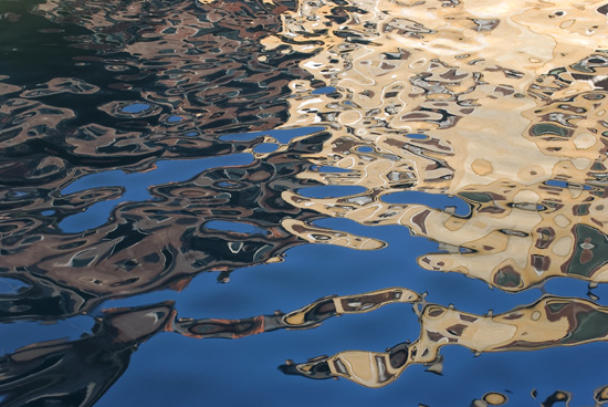 Brown and Yellow Meeting - Water reflections, JBLArts photography