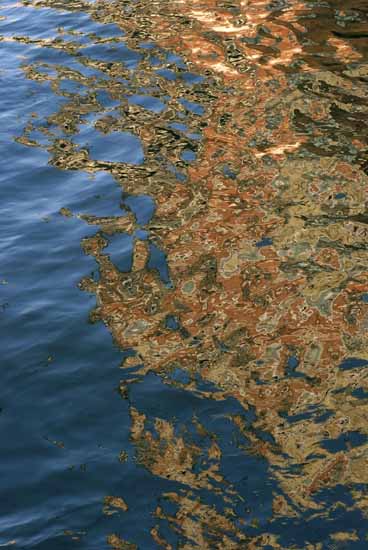 Casting Copper - Water reflections, JBLArts photography